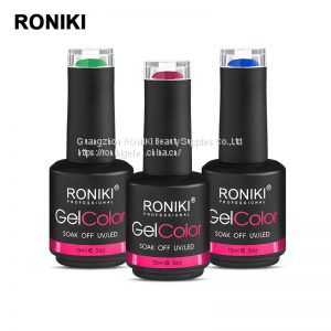RONIKI Supply Private Label OEM Metallic Color Uv Gel Nail Polish     UV Gel Polish china Wholesaler