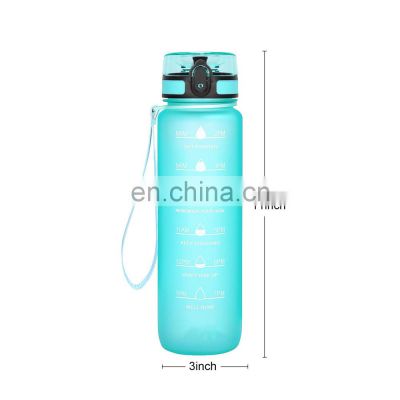 Top quality custom sublimation portable bap free water leak-proof sports water bottle plastic