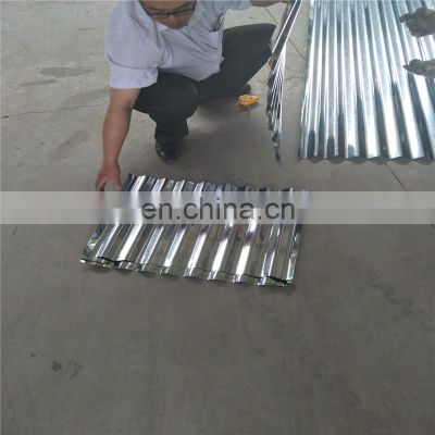 G40 Corrugated Hot Dipped Sheet Steel Galvanized Galvalume Metal Roofing Sheet