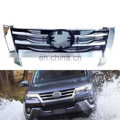 Good Price auto parts body parts front grille for Fortuner 2016