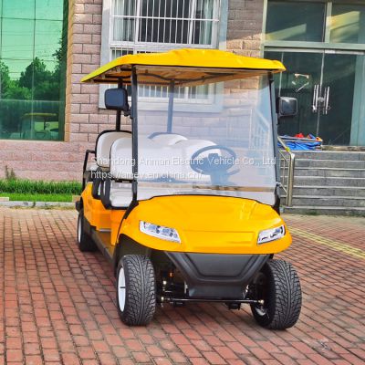 2023 electric golf cart 4+2 seat battery sightseeing car