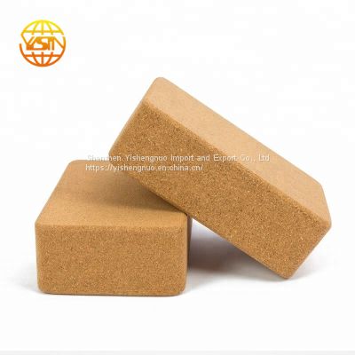 Manufacture Wholesale Cork Yoga Wedge Eco Friendly Cork Material Light And Durable