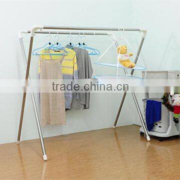 2015 New foldable & extendable stainless steel garment rack 685139