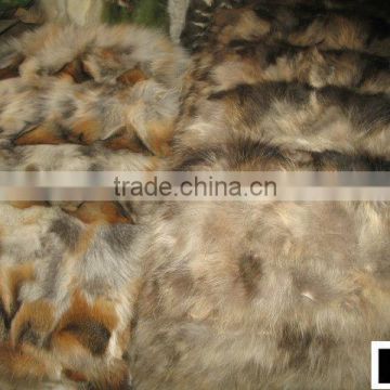 Factory wholesale 100% Genuine Patched Fox Fur Plates