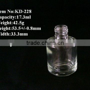 17.3ml nail polish glass bottle