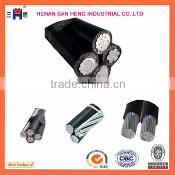 XLPE Insulation Material and overhead,Overhead Application AERIAL ABC cable