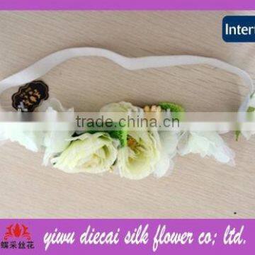 Promotional flower elastic hairband