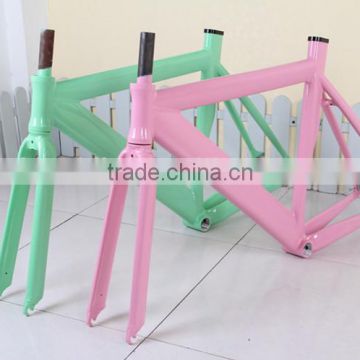 raw bicycle frame bicycle frame and fork steel material frame and fork made in china KB-Z-070
