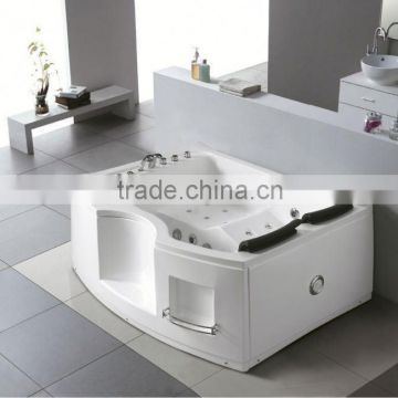 Q360 Super Luxury Acrylic Freestanding 2 person indoor round whirlpool tub