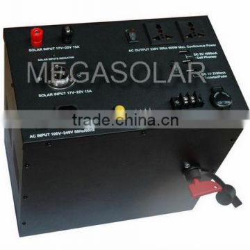 600W Portable Solar Powered Generator, portable solar charger for iPhone/iPad/iPod etc.- Model: MS-600PSS