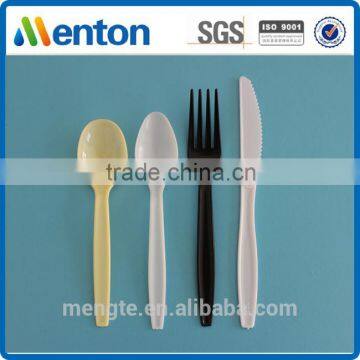 2016 hot sell tableware 3.7g PS disposable plastic fork,knife