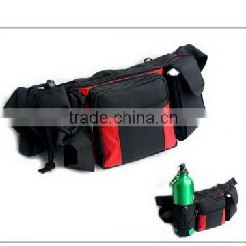 Top quality hot selling waist bag with five zipped pockets