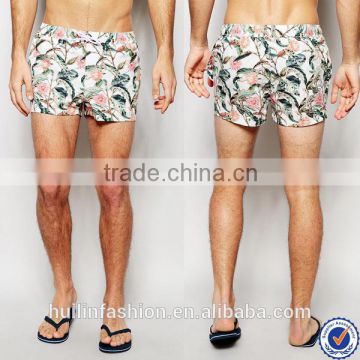 mens sportswear made in china three pockets mens swim shorts tropical floral print mens swim trunks                        
                                                Quality Choice