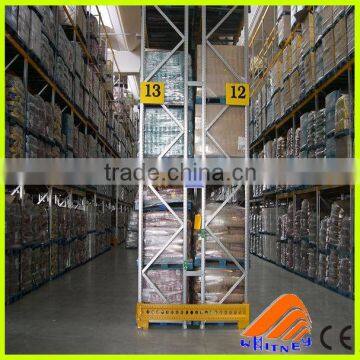 Heavy duty bulk storage shelf and rack