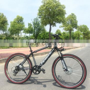 2016 Cheap price 24V electric mountain bike bycicle with suspension fork and hidden battery