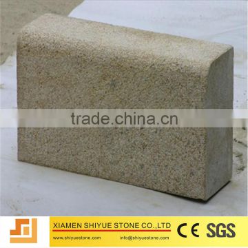 Natural China Rusty Yellow Granite Kerbstone