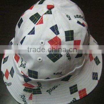 Custom printing of fisherman bucket cap