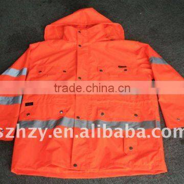 Hi-Vis orange multi-protection jackets