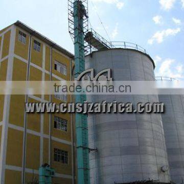 Turnkey plant projects wheat flour mill complete steel silos