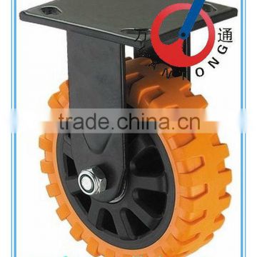 industrial heavy duty polyurethane seated hardware trolley wheel
