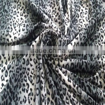 58'' width animal print polyester velboa fabric
