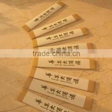 Bamboo toothpick with paper wrapper Eco-friendly toothpick