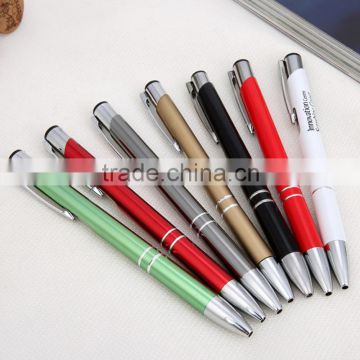 Promotional Custom Logo Cheap anodized Aluminium Pens