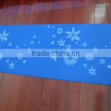 Wholesale Eco-friendly PVC foam fitness printed Yoga mat