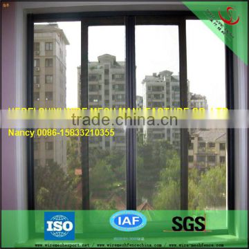304 stainless steel and pvc coated mosquito window screen(factory)