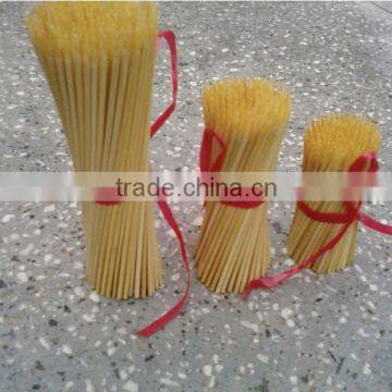 HY Factory Wholesale Natural BBQ Use 3.0mm*20cm bamboo skewers or bamboo sticks