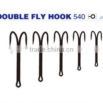 wholesale and top quality fishing hook Salmon Double Fly Hook