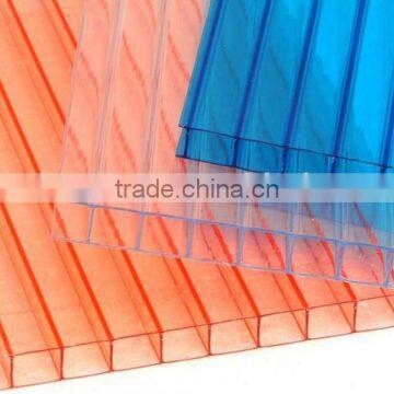 10 years guaranteed twin-wall polycarbonate hollow sheet