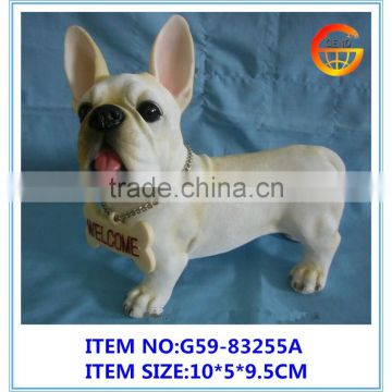 new style mini dog welcome statues for sale