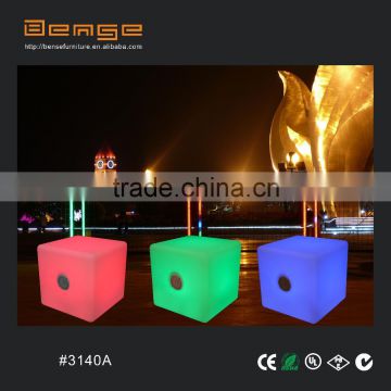 Hot Sale Wedding LED Cube wireless bluetooth Speaker