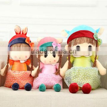 Chinese manufacture cheap best made plush doll toys for girls supply