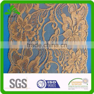 Newest design polyester lace using crochet lace curtains pattern