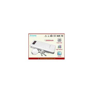 Potable 20000mAh Li Ion Mobile universal external cell phone battery charger