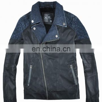 latest new mens fur lining handsome motocycle leather racing jacket