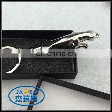 cheap custom animal jaguar 3d keychain for sale