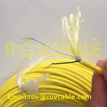 Zero buoyancy underwater rov cable