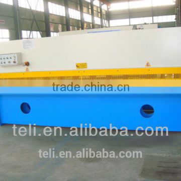 china nantong teli hydraulic swing beam shearing machine