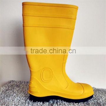2015 economical 100% waterproof PVC mining safety boots