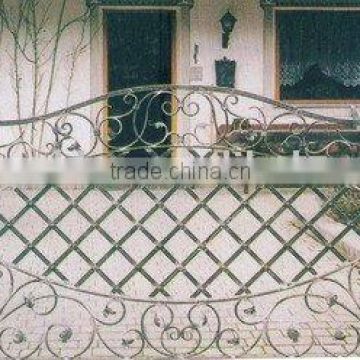 attractive artistic steel fence