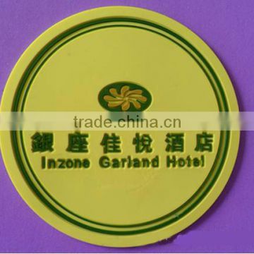 PVC tablemat hotel coaster recycled, pvc placemat, PP cup coaster and cup mats
