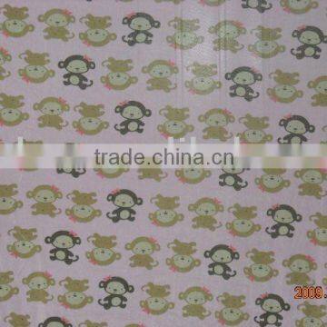 Lovely monkey fleece blanket