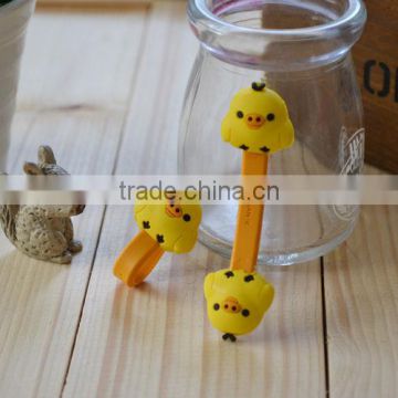 2012 Cute duck MP3 MP4 earphone headphone bobbin winder/cable holders/cord clip/wire twister                        
                                                Quality Choice