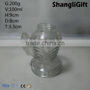 100ml Decorative Glass Bottle Aroma Reed Diffuser With High Quality