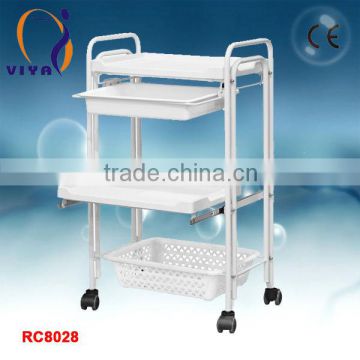 RC8028 3 layers cosmetic trolley case for nail beauty salon use