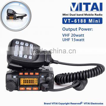 Hot Sales! VITAI VT-6188 The World's Smallest Mini Dual Band Car Radio