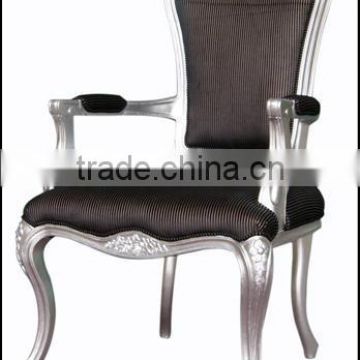 Best selling leather armchair wooden chairs with arms for living room furniture set                        
                                                Quality Choice